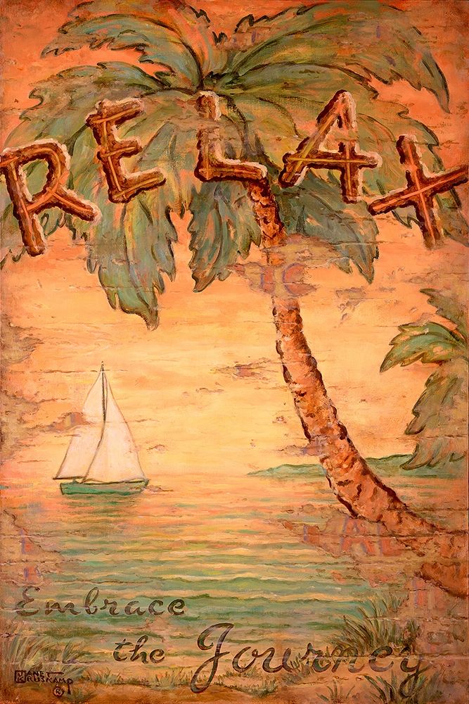 Relax art print by Janet Kruskamp for $57.95 CAD