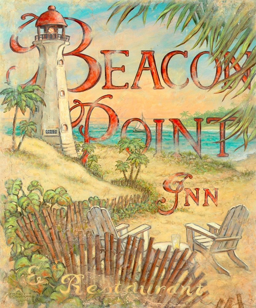 Beacon Point art print by Janet Kruskamp for $57.95 CAD