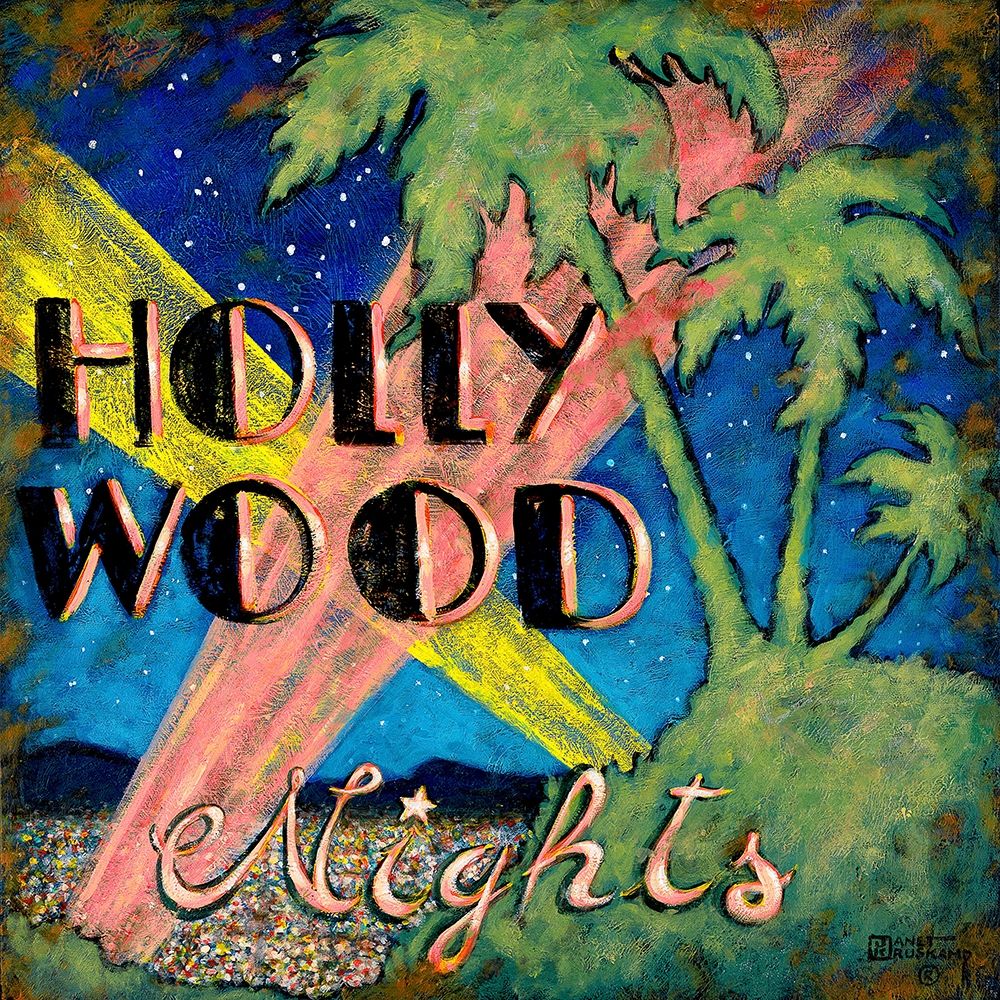 Hollywood Nights art print by Janet Kruskamp for $57.95 CAD