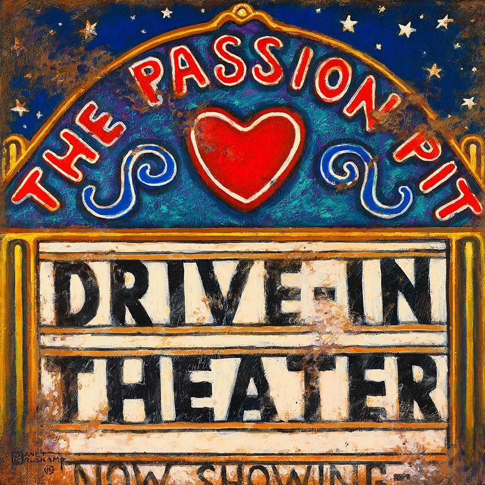 Drive In Theater art print by Janet Kruskamp for $57.95 CAD