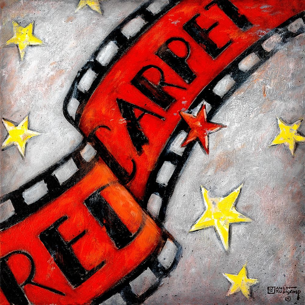 Red Carpet II art print by Janet Kruskamp for $57.95 CAD