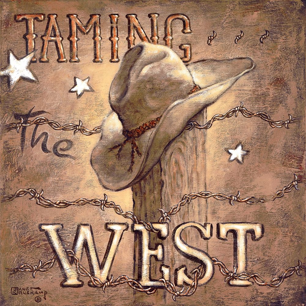 Taming the West art print by Janet Kruskamp for $57.95 CAD