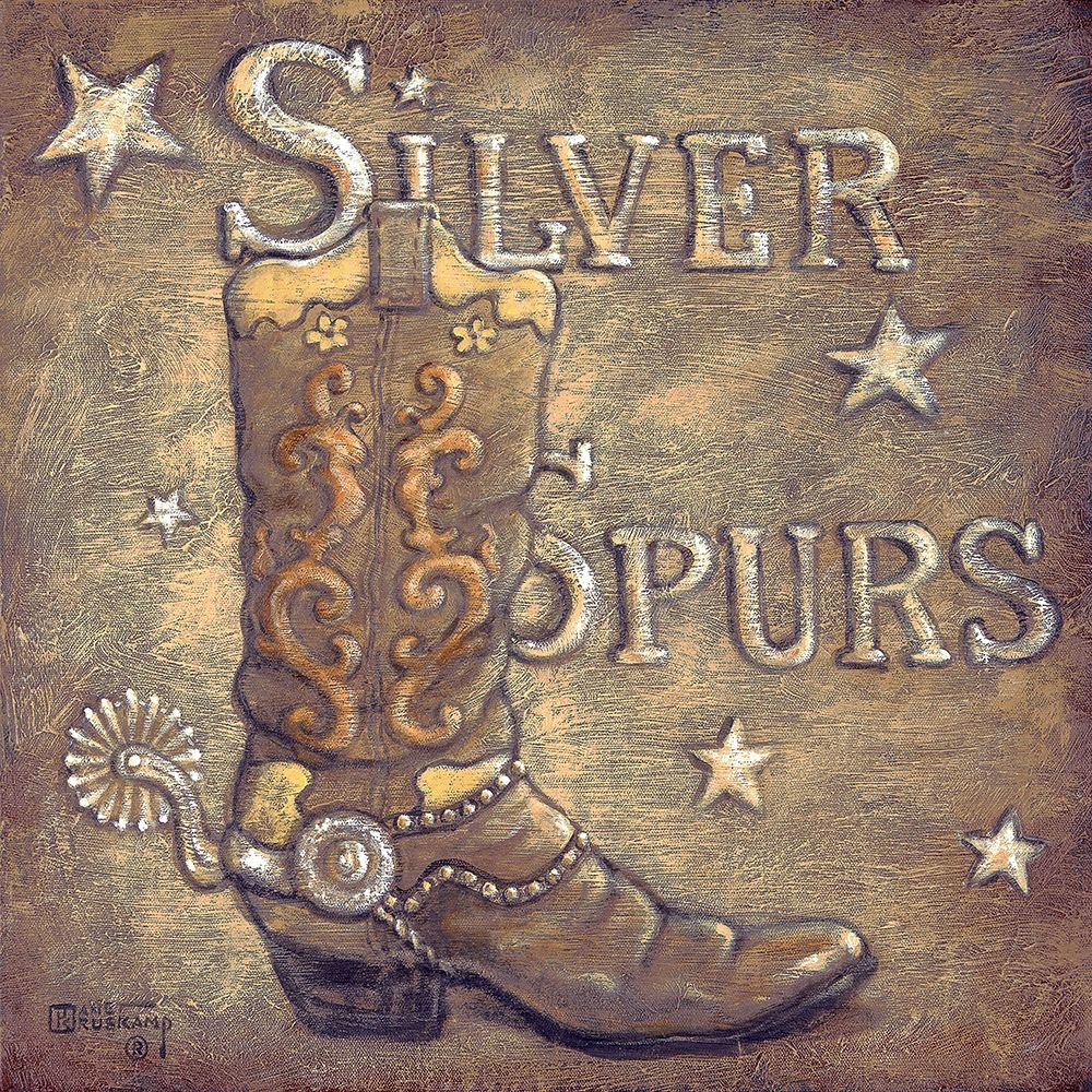 Silver Spurs art print by Janet Kruskamp for $57.95 CAD