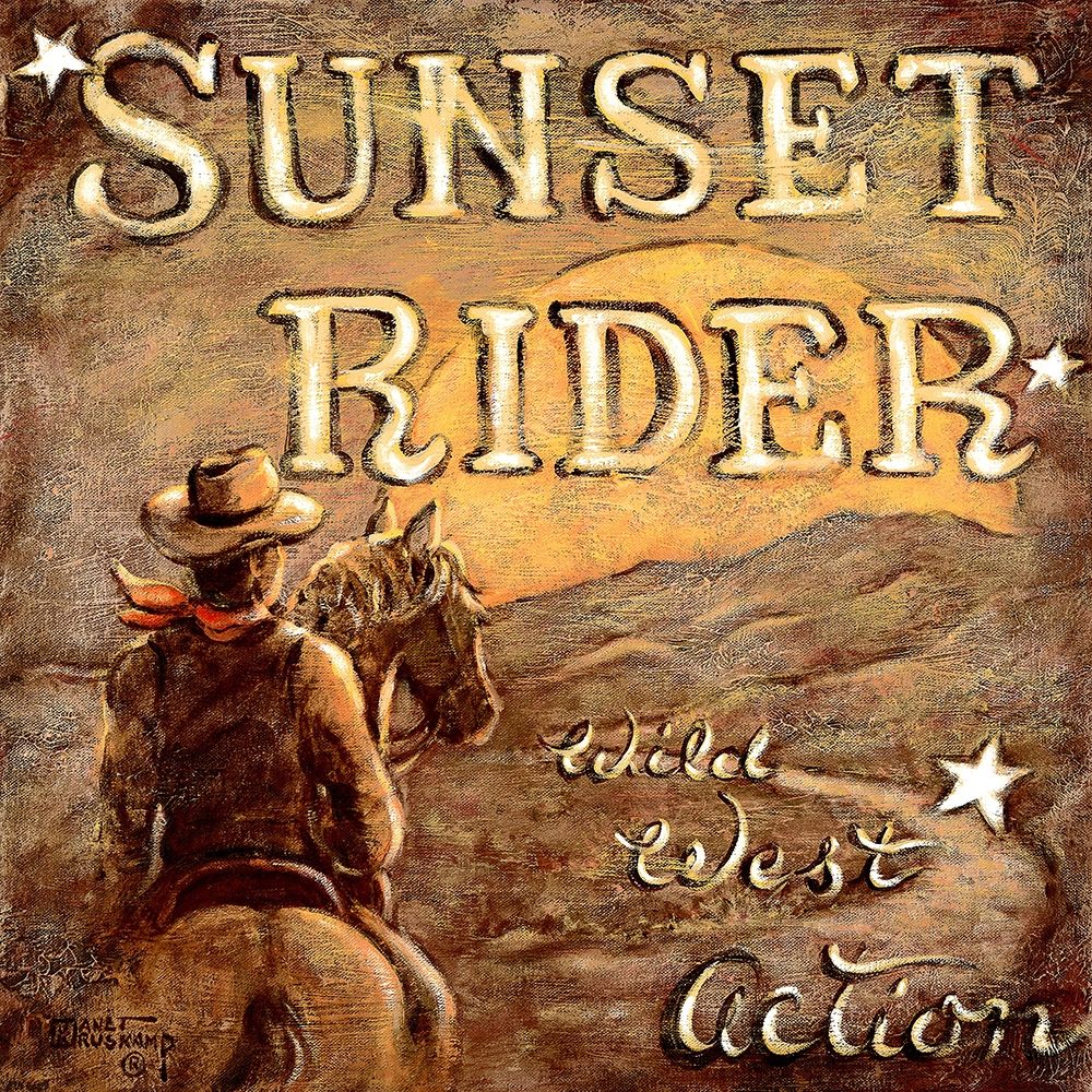 Sunset Rider art print by Janet Kruskamp for $57.95 CAD