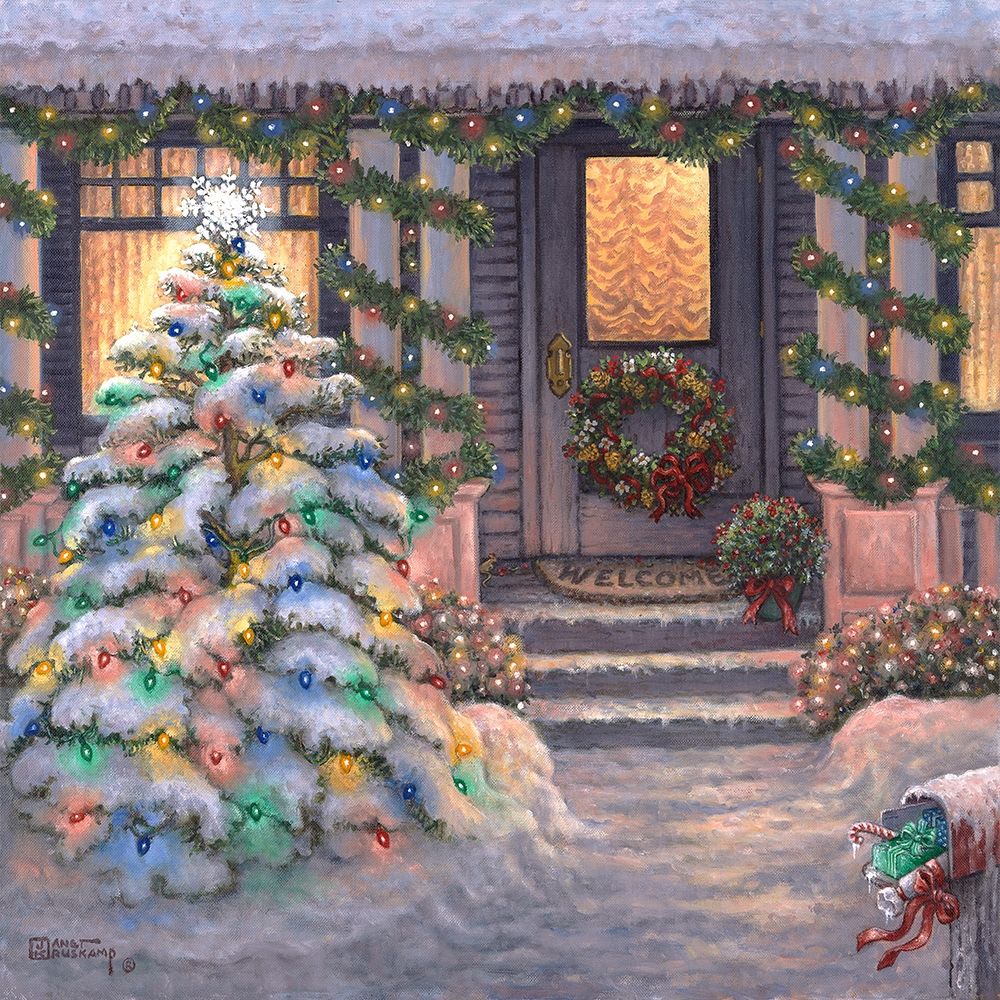 Welcome to Christmas art print by Janet Kruskamp for $57.95 CAD