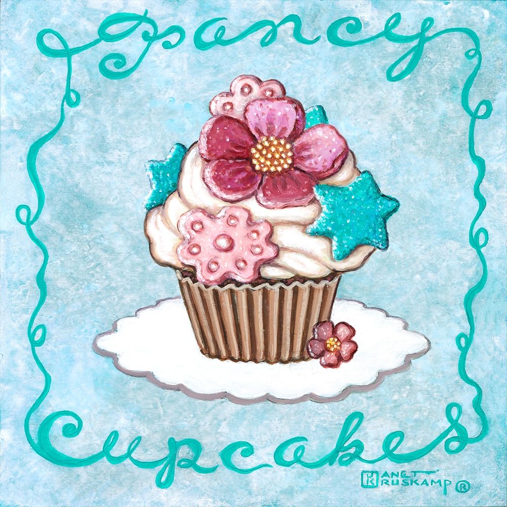 Fancy Cupcakes art print by Janet Kruskamp for $57.95 CAD