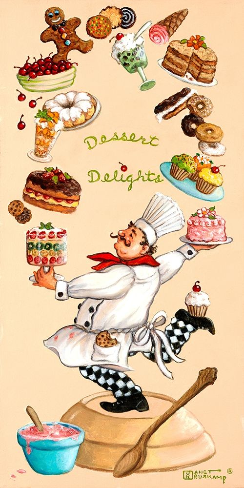 Dessert Delights art print by Janet Kruskamp for $57.95 CAD