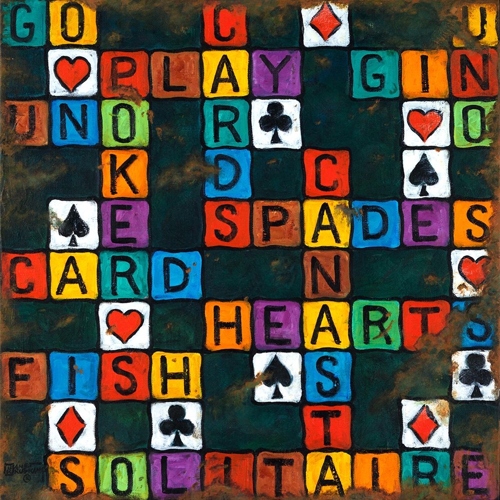 Play Cards art print by Janet Kruskamp for $57.95 CAD