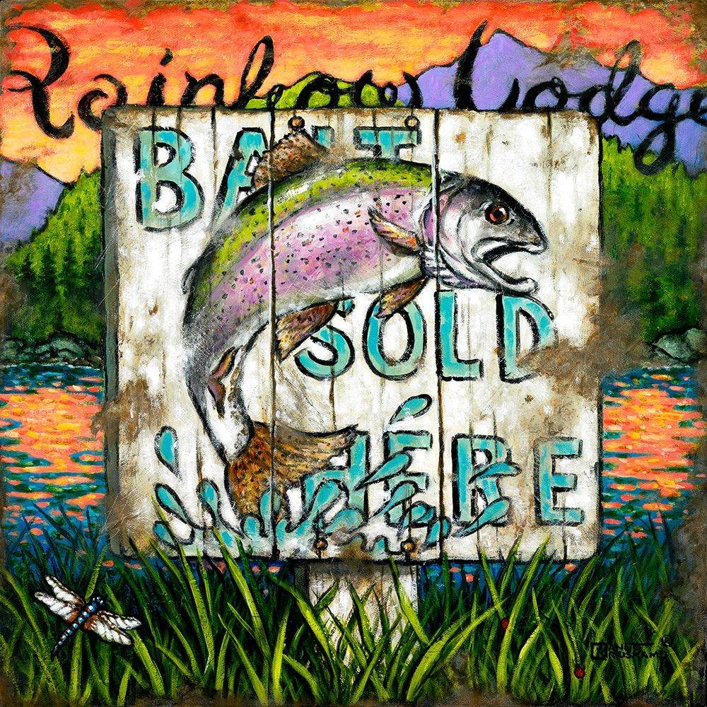 Bait Sold Here art print by Janet Kruskamp for $57.95 CAD