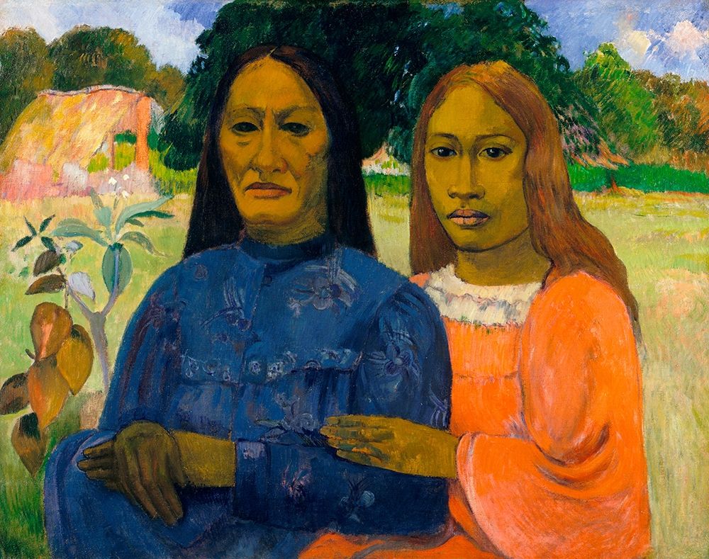 Two Women art print by Paul Gauguin for $57.95 CAD