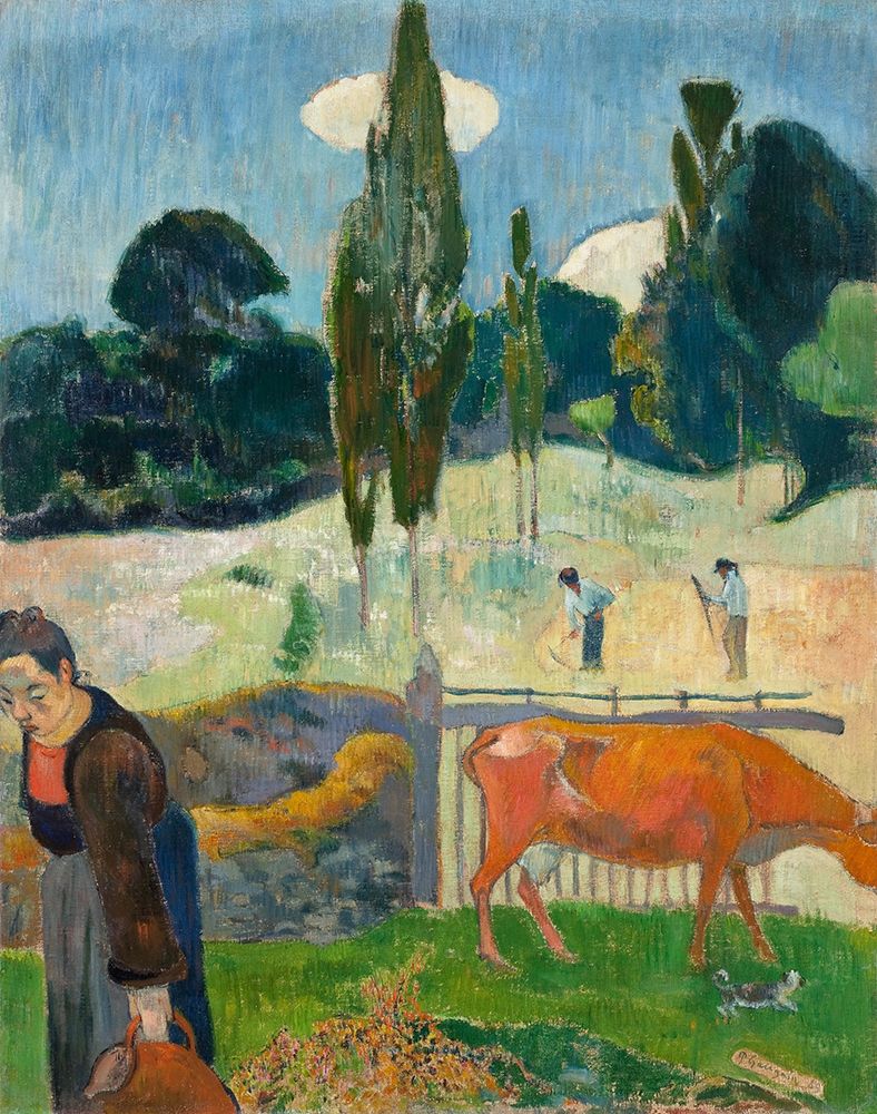 The Red Cow art print by Paul Gauguin for $57.95 CAD
