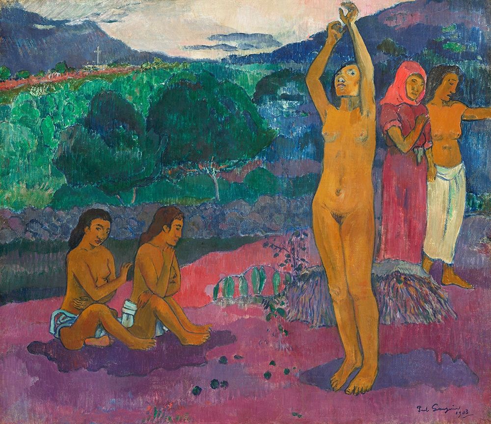 The Invocation art print by Paul Gauguin for $57.95 CAD