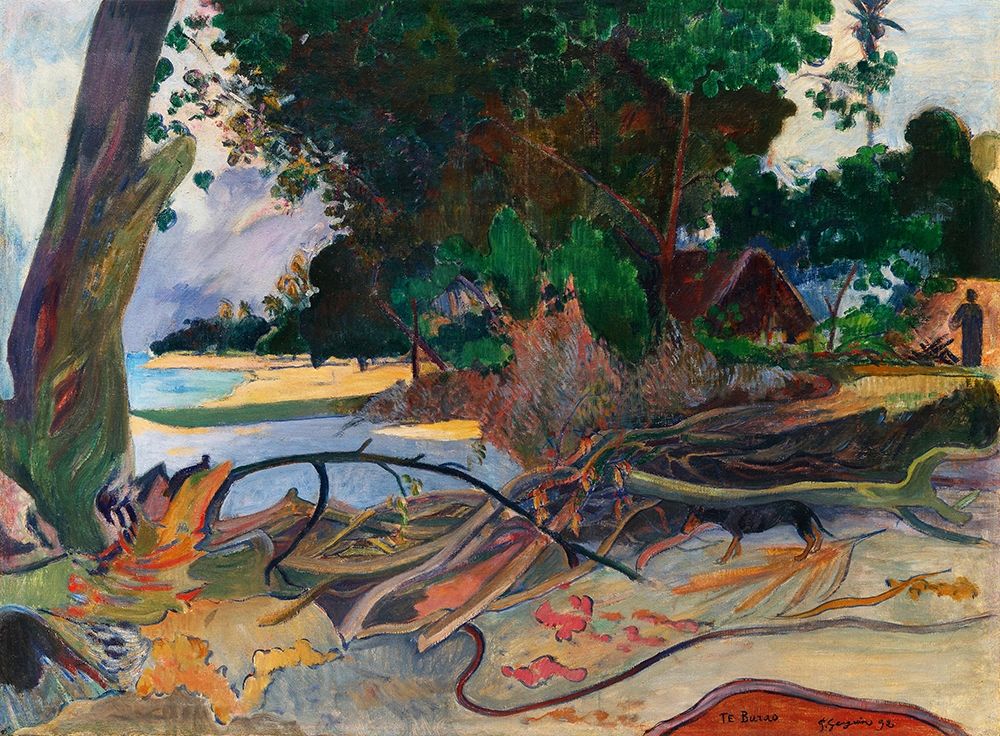 The Hibiscus Tree art print by Paul Gauguin for $57.95 CAD
