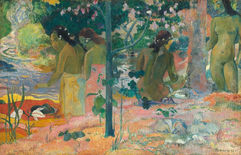 The Bathers art print by Paul Gauguin for $57.95 CAD