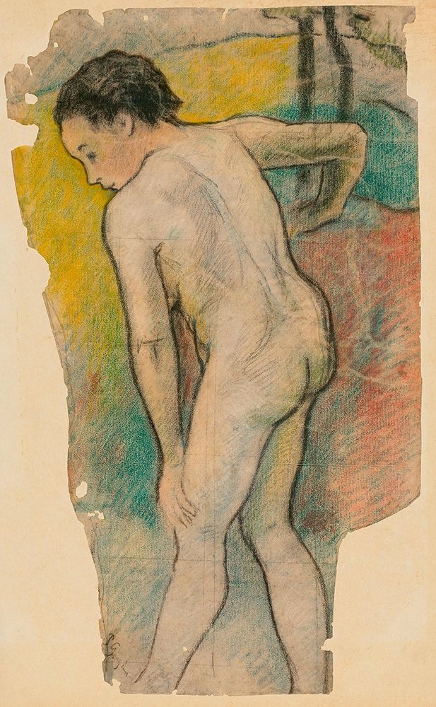 Breton Bather art print by Paul Gauguin for $57.95 CAD