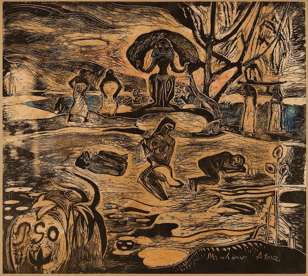 Day of the God (Mahana atua) art print by Paul Gauguin for $57.95 CAD