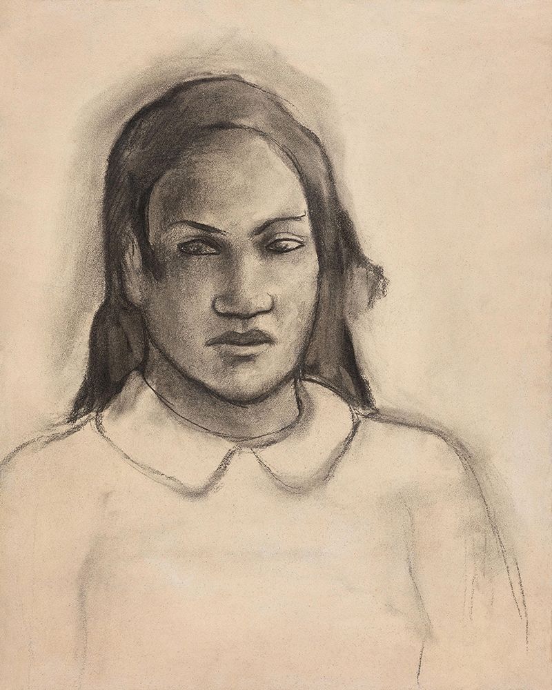 Portrait of Tehamana art print by Paul Gauguin for $57.95 CAD