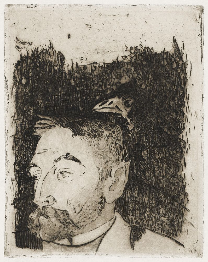 Portrait of Stephane Mallarme art print by Paul Gauguin for $57.95 CAD