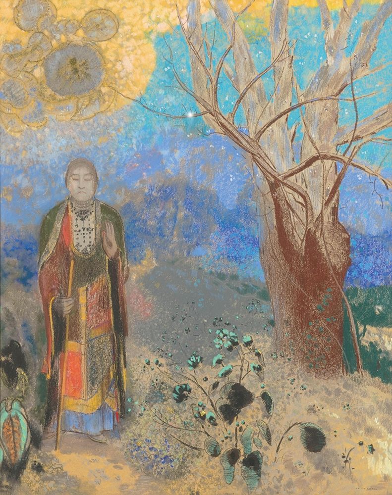 The Buddha, 1904 art print by Odilon Redon for $57.95 CAD