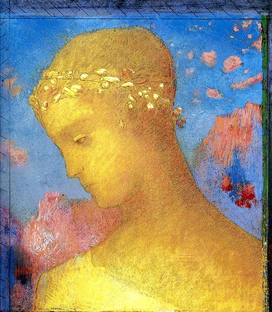 Beatrice Gold art print by Odilon Redon for $57.95 CAD
