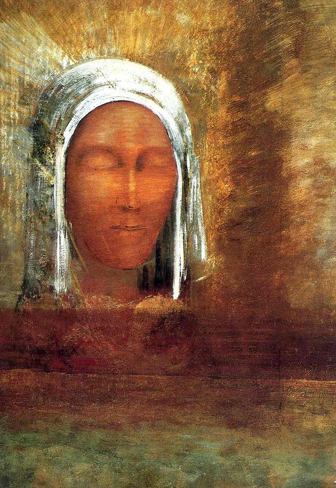 Virgin of the Dawn art print by Odilon Redon for $57.95 CAD
