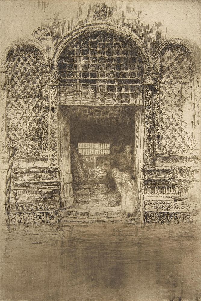 The Doorway, etching and drypoint art print by James McNeill Whistler for $57.95 CAD