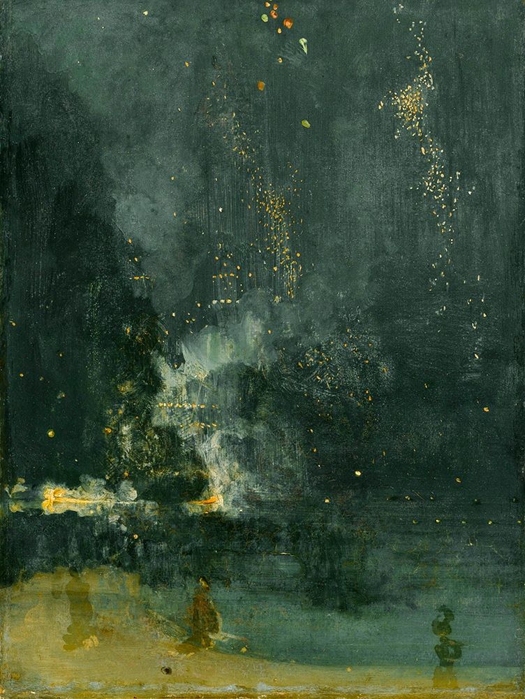 Nocturne in Black and Gold, The Falling Rocket art print by James McNeill Whistler for $57.95 CAD