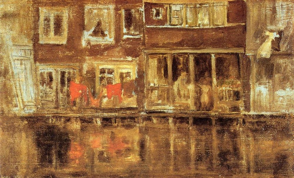 The Canal Amsterdam art print by James McNeill Whistler for $57.95 CAD