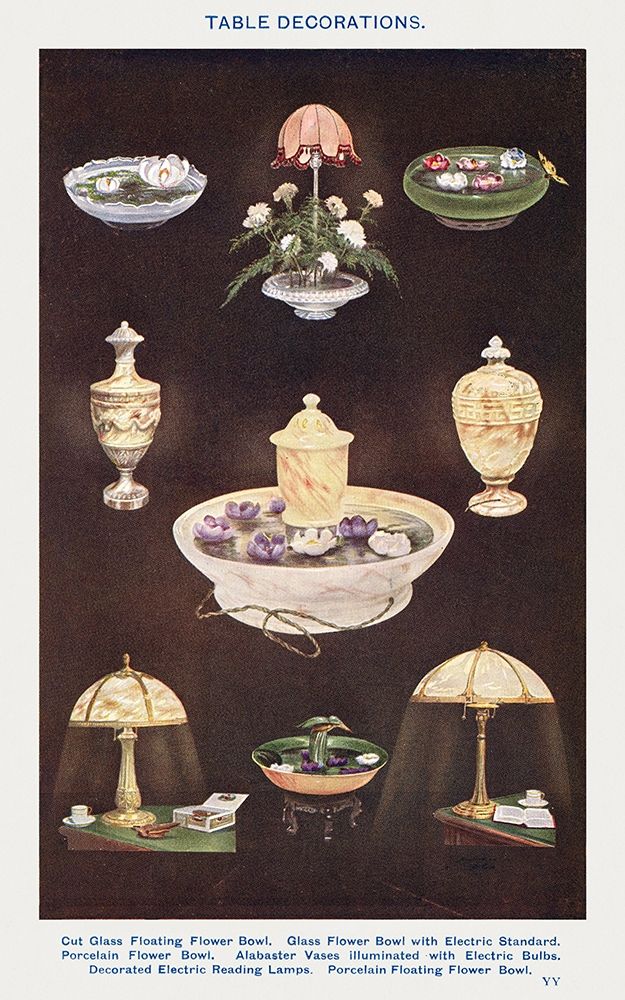 Table Decorations art print by Mrs. Beetons Book of Household Management for $57.95 CAD