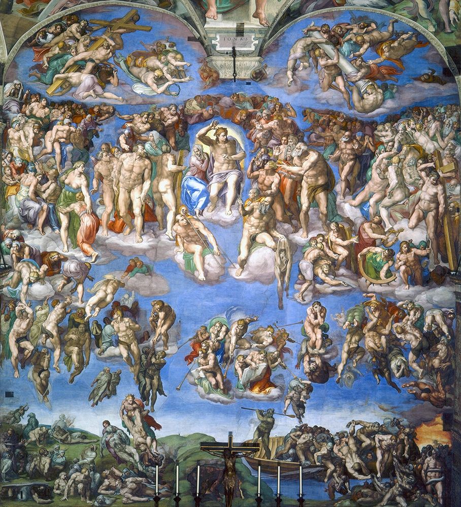 The Last Judgement art print by Michelangelo for $57.95 CAD