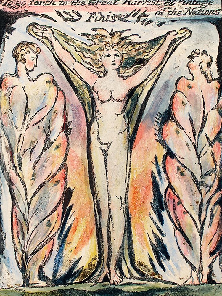 To go forth to the Great Harvest from Milton art print by William Blake for $57.95 CAD
