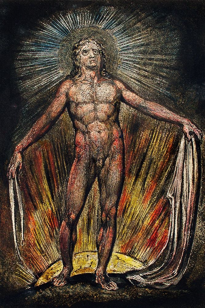 The robe of the promise illustration from Milton art print by William Blake for $57.95 CAD