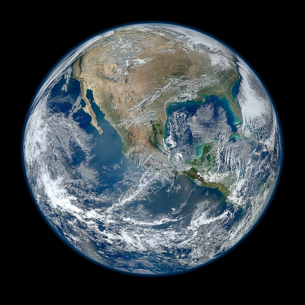 Blue Marble 2012 art print by NASA for $57.95 CAD