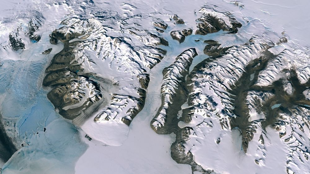 Ferrar Glacier, Antarctica art print by NASA for $57.95 CAD