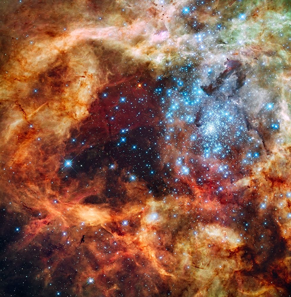 Hubbles view of a grand star forming region art print by NASA for $57.95 CAD