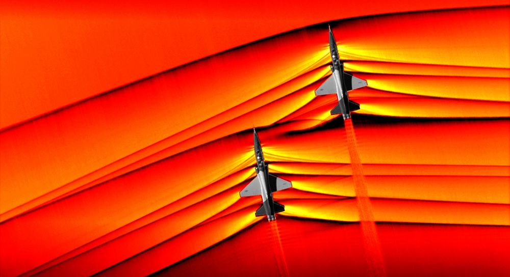 T-38 Shockwaves art print by NASA for $57.95 CAD