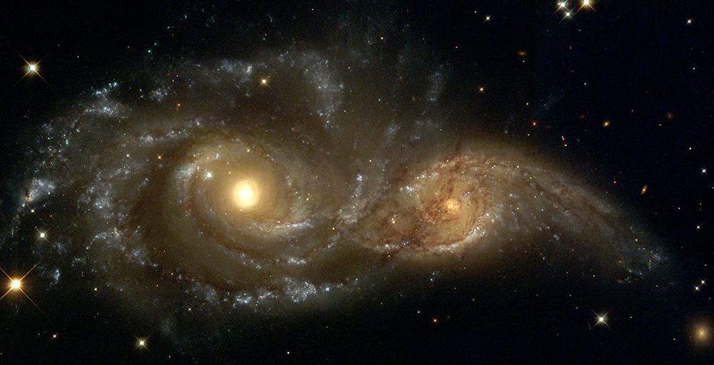 Two Spiral Galaxies art print by NASA for $57.95 CAD