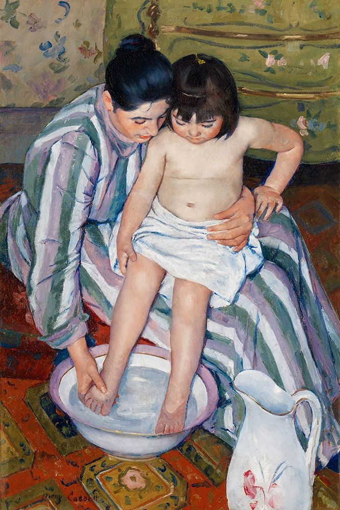 The Childs Bath art print by Mary Cassatt for $57.95 CAD