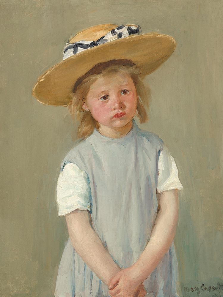 Child in a Straw Hat art print by Mary Cassatt for $57.95 CAD
