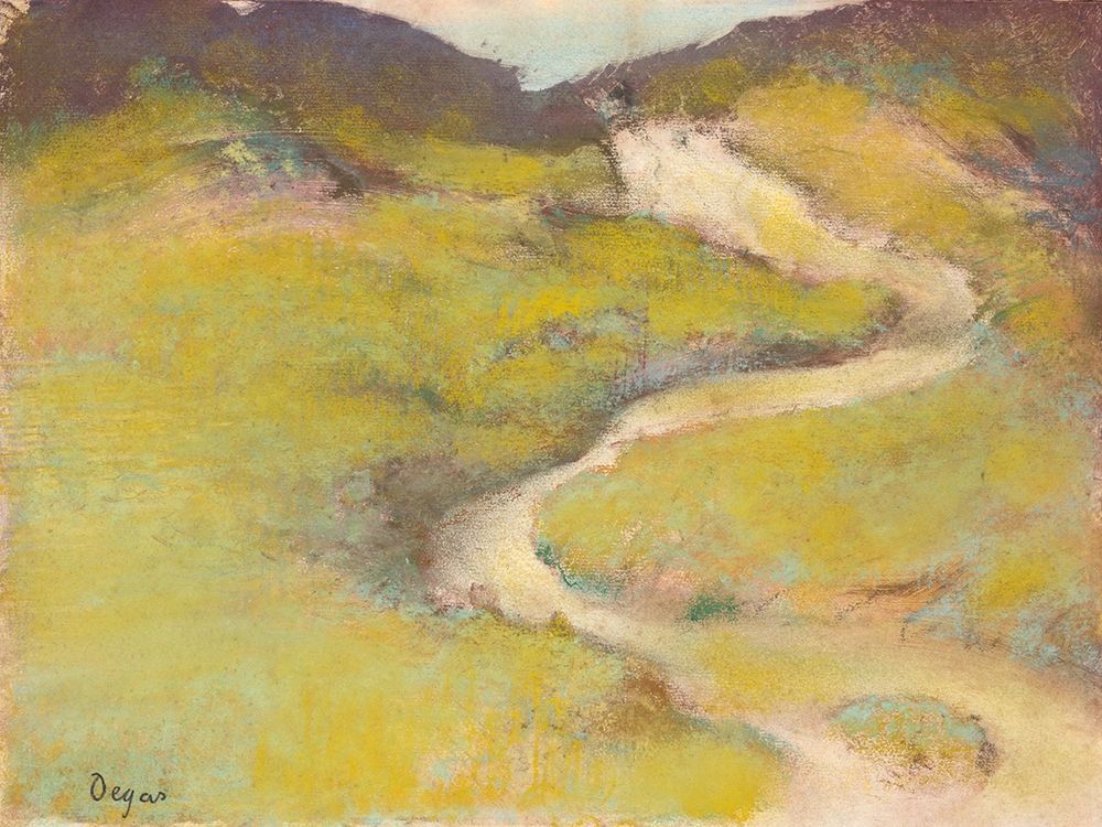 Pathway in a Field art print by Edgar Degas for $57.95 CAD