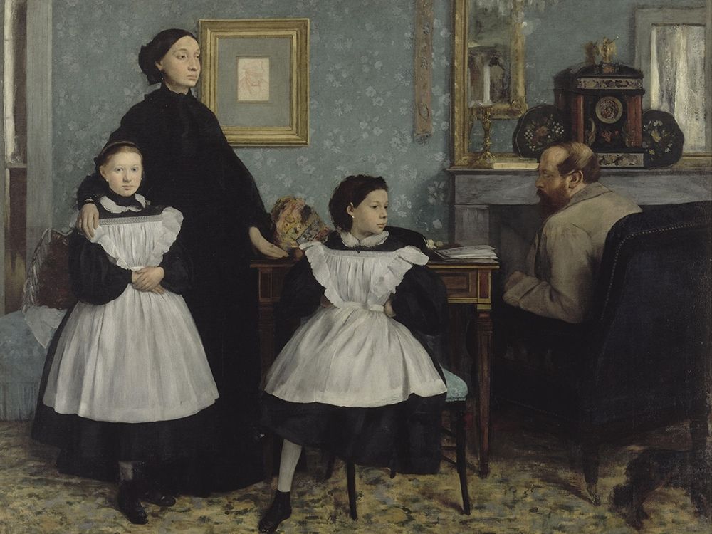 The Bellelli Family art print by Edgar Degas for $57.95 CAD