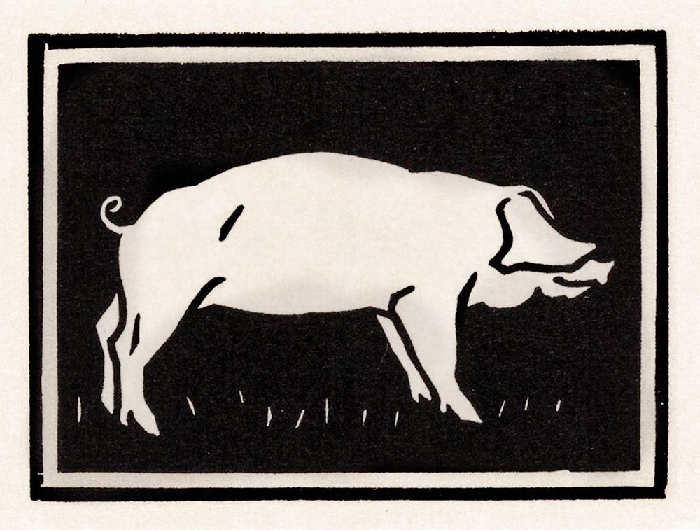 Pig art print by Julie De Graag for $57.95 CAD