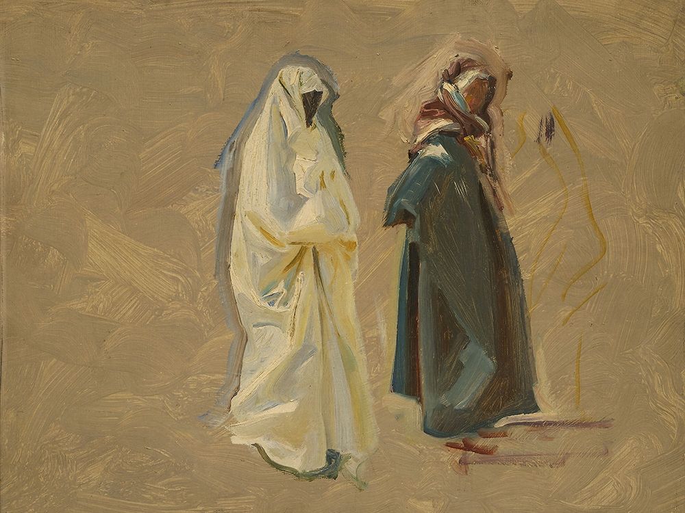 Study of Two Bedouins art print by John Singer Sargent for $57.95 CAD