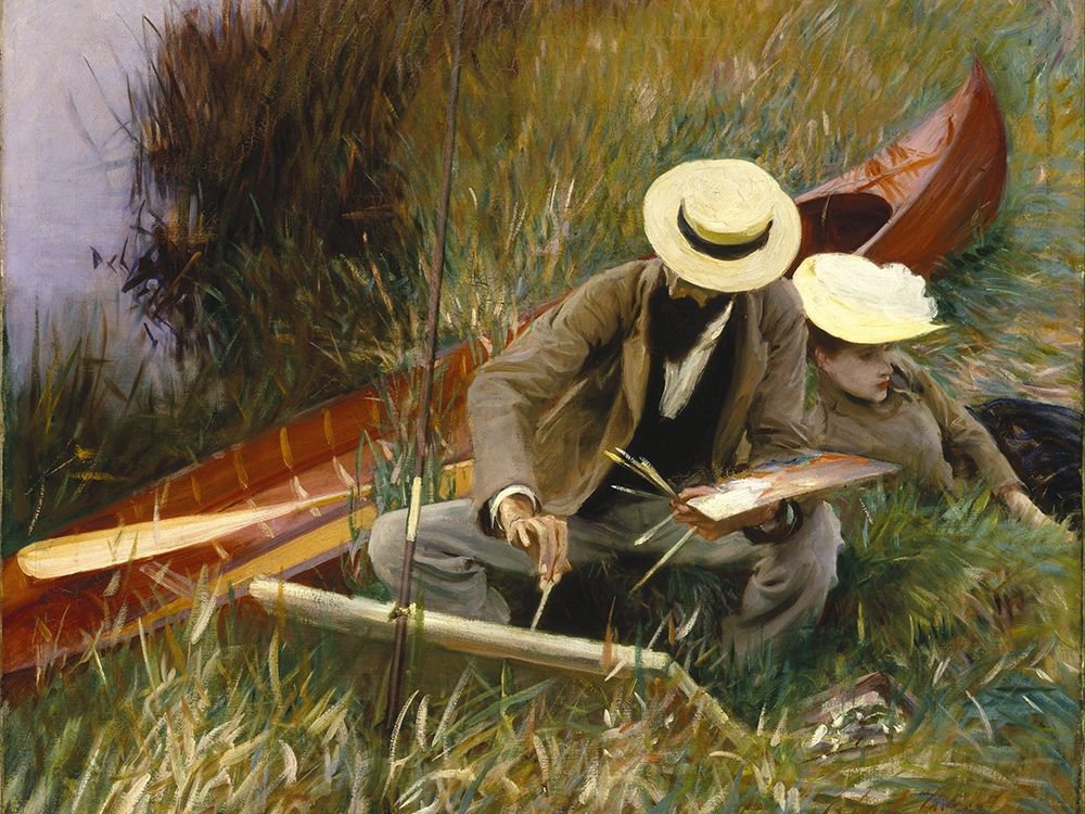 An Out-of-Doors Study art print by John Singer Sargent for $57.95 CAD