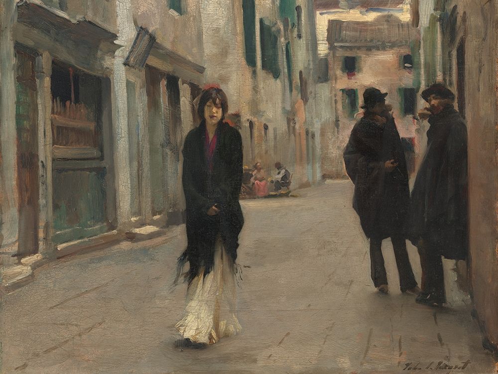 Street in Venice art print by John Singer Sargent for $57.95 CAD