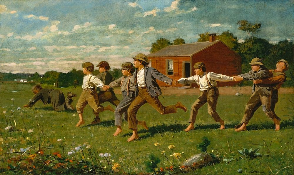 Snap the Whip art print by Winslow Homer for $57.95 CAD