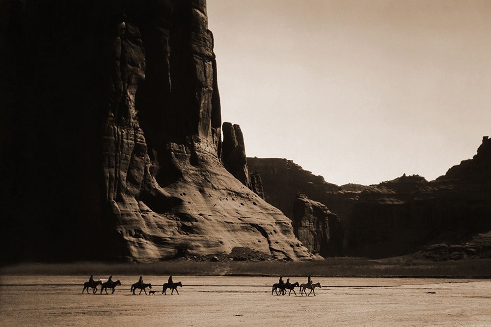 Canyon de Chelly, Navajo art print by Edward Curtis for $57.95 CAD