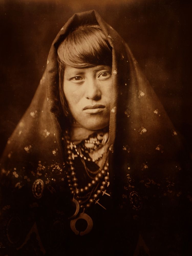 Acoma woman, ca. 1905 art print by Edward Curtis for $57.95 CAD