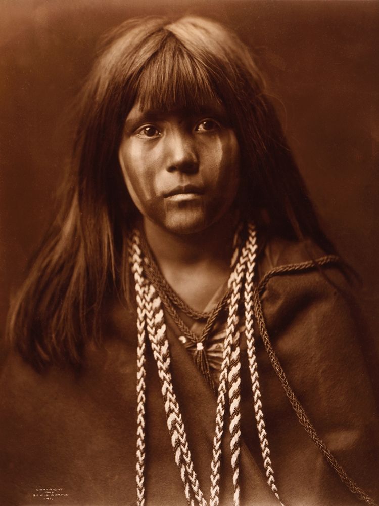 Mosa, Mohave girl, 1903 art print by Edward Curtis for $57.95 CAD