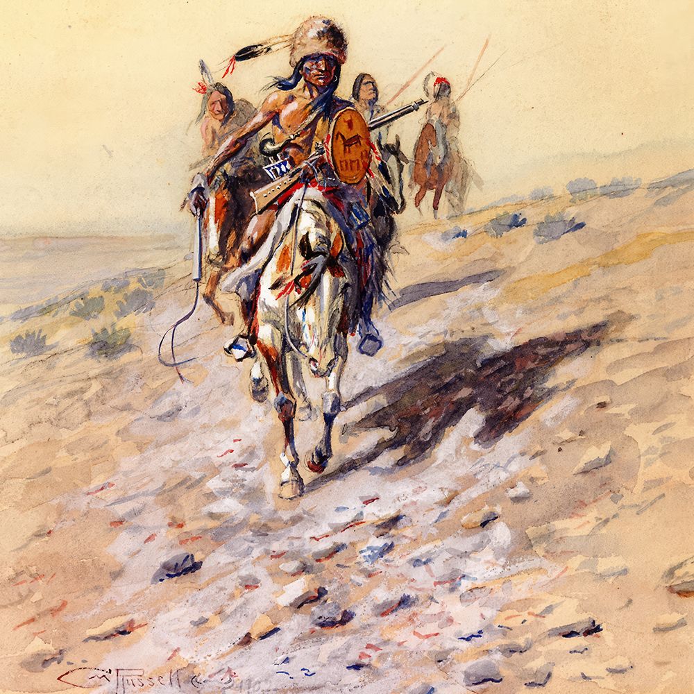 On the Trail art print by Charles Marion Russell for $57.95 CAD